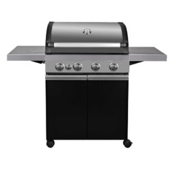 Grillstream Classic 4-Burner Barbecue with Side Burner – Stainless Steel